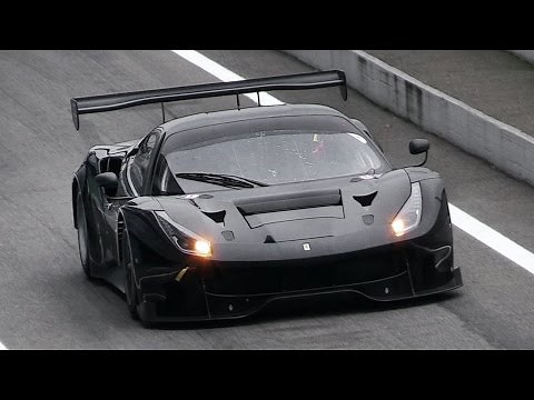 Ferrari 488 GT3 Sound - Accelerations, Fly Bys, Downshifts & Turbo Flutter Sound