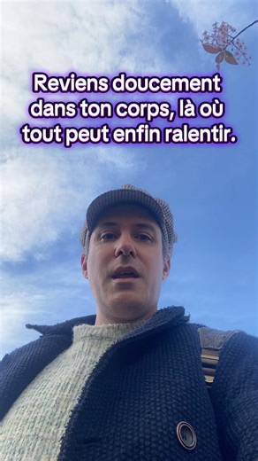 Reviens doucement dans ton #regulation #systemenerveux #santeemotionnelle #ancrage #bienetre