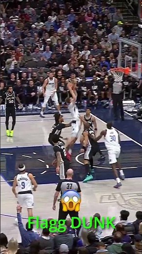 COOPER FLAGG WITH THE STRONG DUNK 😮‍🔥