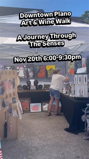 Join us at A Journey Through the Senses Thursday, November 20th, 6:00-9:30. Comment and we will DM you the ticket link! 💌In your ticket you will get: 🍷 10 Wine Stops to sip and savor 🎶 Live music, Karoke, & DJ 🎨 Local artists showcasing their work 📸Candy land themed photo Ops 💐Build your own Bouquet ✨ DIY Charm making keychain Station 🎶 Musical Petting zoo 👩‍🎨Collaborative Mural Wall 👃 Interactive stations designed to engage all five senses Bring your friends, explore the creative spir