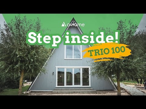 A-frame House Tour | Avrame TRIO 100 Walkthrough in Germany