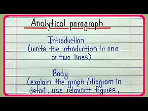 Analytical paragraph class 10 || Format of analytical paragraph with example 2023
