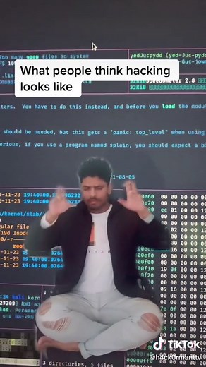 It’s all true. #techtok #cybertok #tryhackme #hackthebox #hackinginstyle #pentesting #redteam
