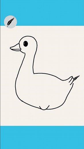 How to Draw a Stylized Goose Easy & Simple Beginner Drawing #lidoartworks s