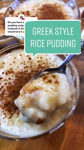 Greek Style Rice Pudding Recipe | Pressure Cooker Rizogalo