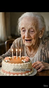 Three little candles… and a lifetime of birthdays that used to be loud. She’s trying to smile through the quiet, hoping one kind wish will remind her she still matters to someone. #fblifestyle | Thriving Recipes