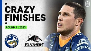 Crazy Finishes 2023 - Nathan Cleary came up with a massive two-point field goal but would it be enough to overcome the Eels? | NRL