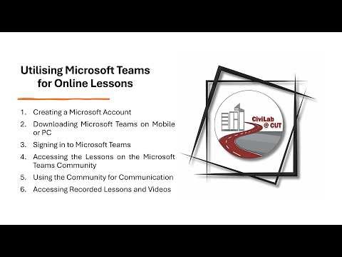 CivilLab Learning Platform: A Guide to Using Microsoft Teams for Online Learning and Teaching