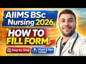 AIIMS BSc Nursing 2026 Form Fill Kaise Kare 😱 | Complete Process 🔥 | BSc Paramedical & Post Basic