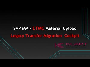 SAP MM Tutorials - 08 LTMC Material upload in S4 Hana