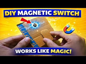 How to make a simple magnetic switch || science project