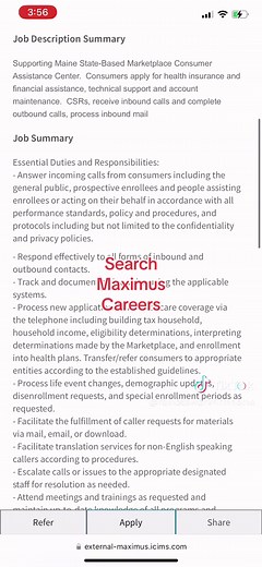 Search Maximus Careers. #Maximus #WFH #WorkFromHome #Remote #Telecommute #job #follow #legitimate #remotework #fyp #SAHM #September #PumpkinSpice #October #explore #Resume #jobsearch