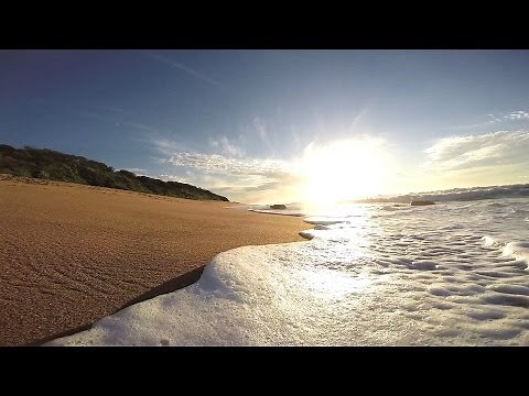 Waves Washing onto The Beach - Royalty Free Nature HD Video Stock Footage