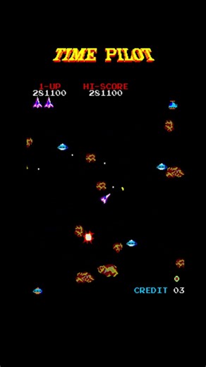 Time Pilot 10 - Classic Arcade Gameplay#shorts