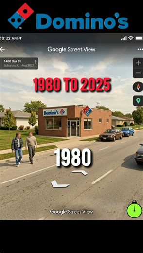 1980 To 2025 Domino’s Pizza Evolution | From Classic Store to Modern Delivery Era 🍕⏳