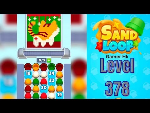 Sand loop level 378 Hard level Walkthrough Solution