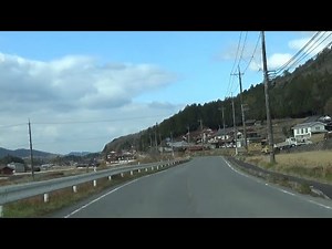 SKS4【車窓倍速】世羅から広島空港近くの棲真寺へ、（広島県 2025.12.15)