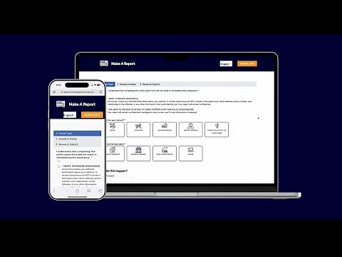 Crime Stoppers Victoria’s Online Reporting Platform