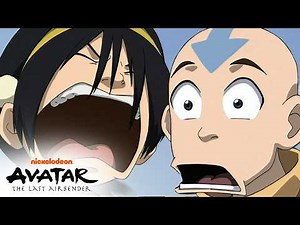 Aang Gets a Tough Earthbending Lesson from Toph! 😭 | Avatar: The Last Airbender