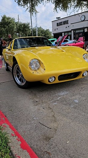 3 comments | @factoryfiveracing Daytona Coupe with a 3rd Gen Coyote  This car looks incredible in yellow. @brcc_houston #speedadvocates #fuelyouraddiction #houston #octaneandespresso #brcc #blackriflecoffeecompany #coffeeandcars #factoryfive #daytona #daytonacoupe | Speed Advocates | Facebook