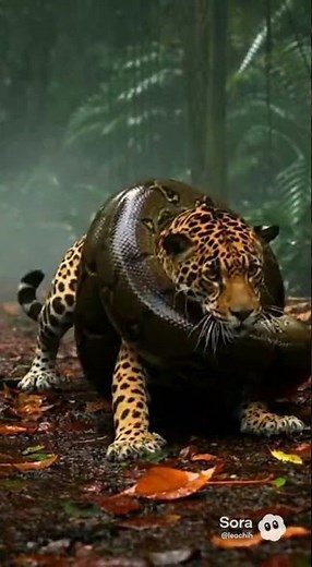 How does a python constrict a jaguar this tightly?