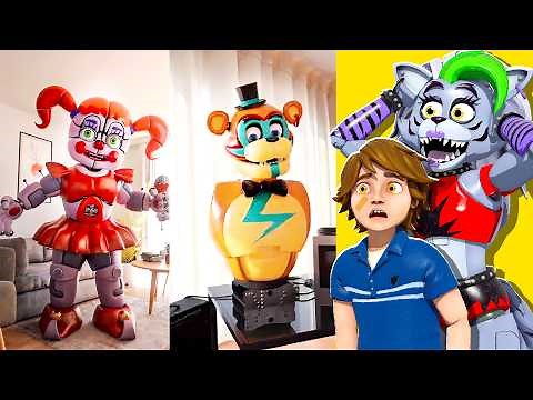 FNAF ANIMATRONICS but in REAL LIFE!