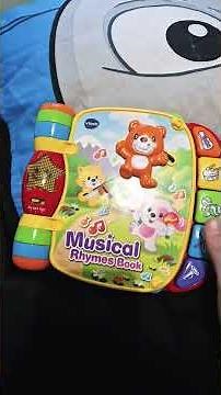 vtech musical Rhymes book on low batteries