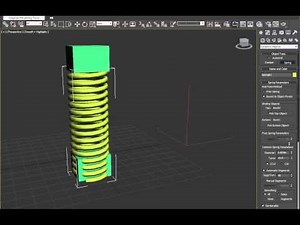 3ds max dynamic spring tutorial
