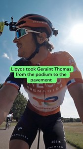 From pulling the pack to lending a hand on the roadside. Geraint Thomas #ThereAtEveryStage | Lloyds Bank