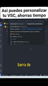 51K views · 880 reactions | Asi puedes personalizar tu VSC para escribir funciones rapidamente #desarrolloweb #vscode #programacionweb #programadoresweb | Progamacion web, | Facebook
