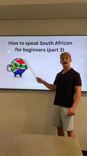 Luke Field on Instagram: "THIS is how you speak SOUTH AFRIAN"