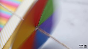 Make a color spinner to explore physical science! https://littlebinsforlittlehands.com/color-wheel-spinner/ | Little Bins for Little Hands