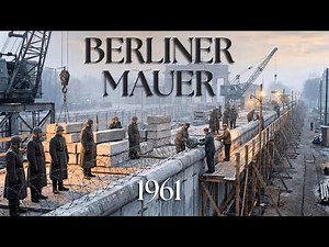 Bau der Berliner Mauer – In Farbe (1961) | KI-Rekonstruktion