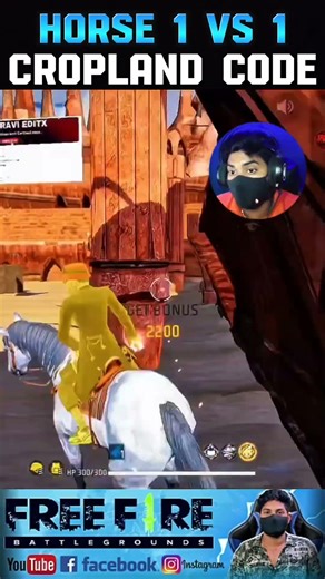 horse ride with 🤯1 vs 1craftland map code✨ #freefire #trendingshorts #ffshorts