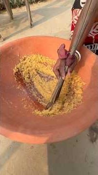 Village Style Crispy Muri Making | Rice Sand Roasted Puffed Rice 🔥 #villagelife #villagecooking