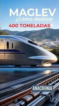 Tren Maglev: el coloso que flota sobre los rieles.