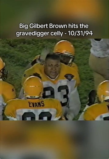 Gilbert Brown's Memorable Gravedigger Celebration