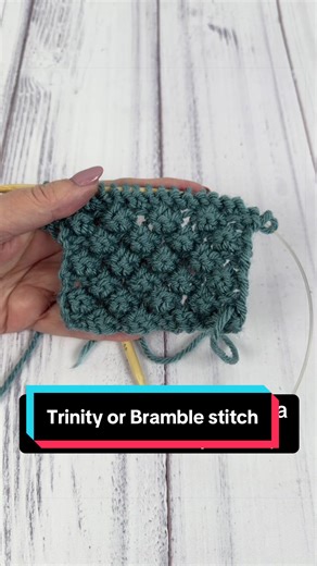 How to Knit the Trinity Stitch: A Simple Guide
