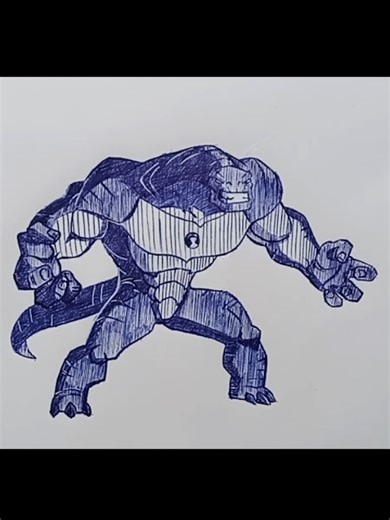 Step-by-Step Guide to Draw Humungousaur from Ben 10
