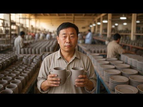 Inside the Factory: How Millions of Ceramic Cups and Plates Are Made in china