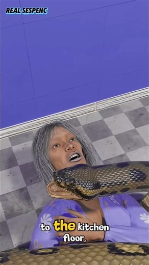 Kitchen Horror 😨 64-Year-Old Woman Attacked by Giant Python 🐍