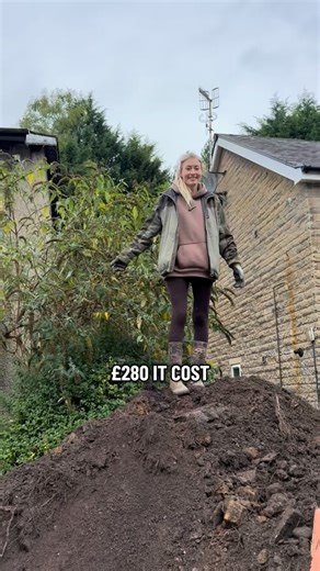 Polly | House Renovation👷🏼‍♀️ on Instagram: "Another skip🫠 • • #houserenovations #gardenproject #gardening #reels #garden"