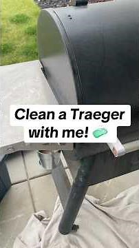 Clean a Traeger With Me! #traeger #traegergrills #traegercleaning #cleaning #viral #diy
