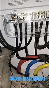 In this video, a 3-phase electric meter wiring connection is explained .#electrical #reelsindia