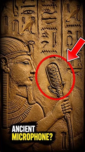 Why Does This Ancient Egyptian Carving Look Like A MICROPHONE? 🎙️👁️