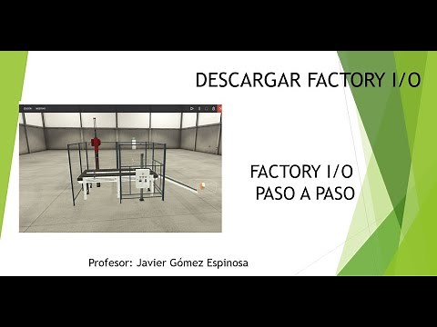 1#FACTORY IO PASO A PASO-DESCARGAR SOFTWARE