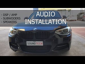 How to install MATCH UP 7 DSP and Subwoofers into BMW M1