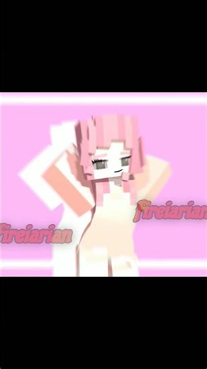 Zero Two dance Minecraft animation Mine-imator template created by TafsVakl Animations