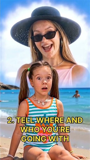 🏖️ Lost at the Beach? 😲 Don’t Panic! Here’s What to Do! #kids #safety