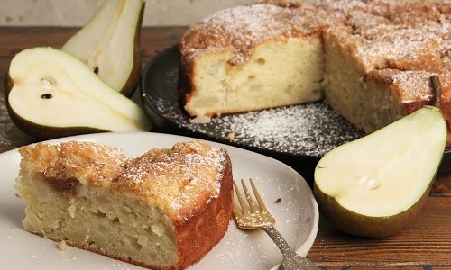 Pear Cardamom Cake Recipe